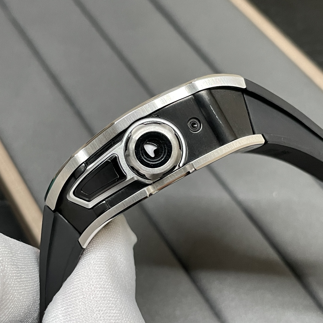 Luxury Best Richard Mille RM 40-01 Replica McLaren Speedtail – Water-Drop Case, Black Rubber Strap, Swiss Movement - Image 8