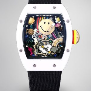 Richard Mille RM088 Tourbillon Smiley Replica – 43mm Swiss Automatic Movement