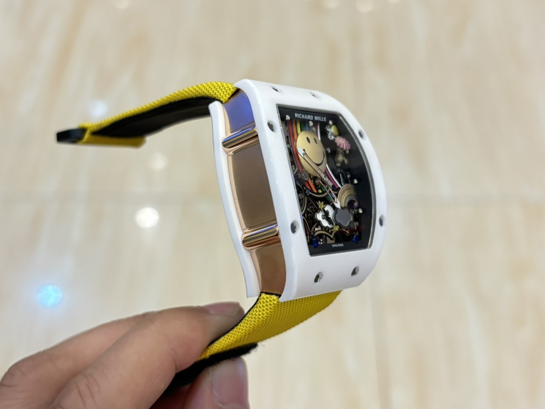 Replica Richard Mille RM 88 Smiley Super Clone Watch – Swiss Automatic Tourbillon, Openworked Dial - Image 5