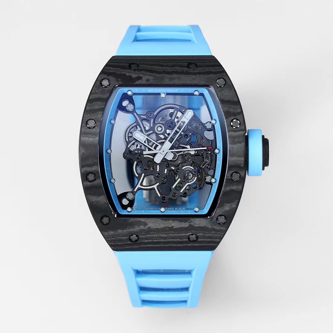 Replica Richard Mille RM 055 Carbon Fiber Men’s Watch: A Masterpiece of Innovation, Craftsmanship, and Modern Elegance - Image 6