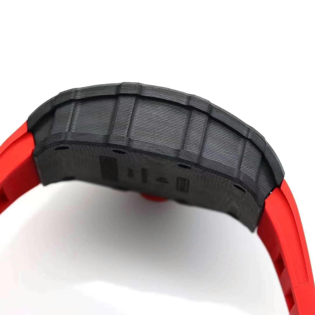 Richard Mille RM 35-01 Replica AAA Swiss Clone with Carbon Case and Red Strap - Image 7