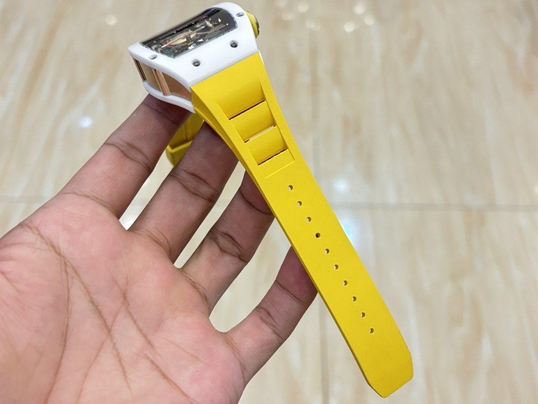 Replica Richard Mille RM 88 Smiley Tourbillon Watch with Gold Smiley Dial - Image 3