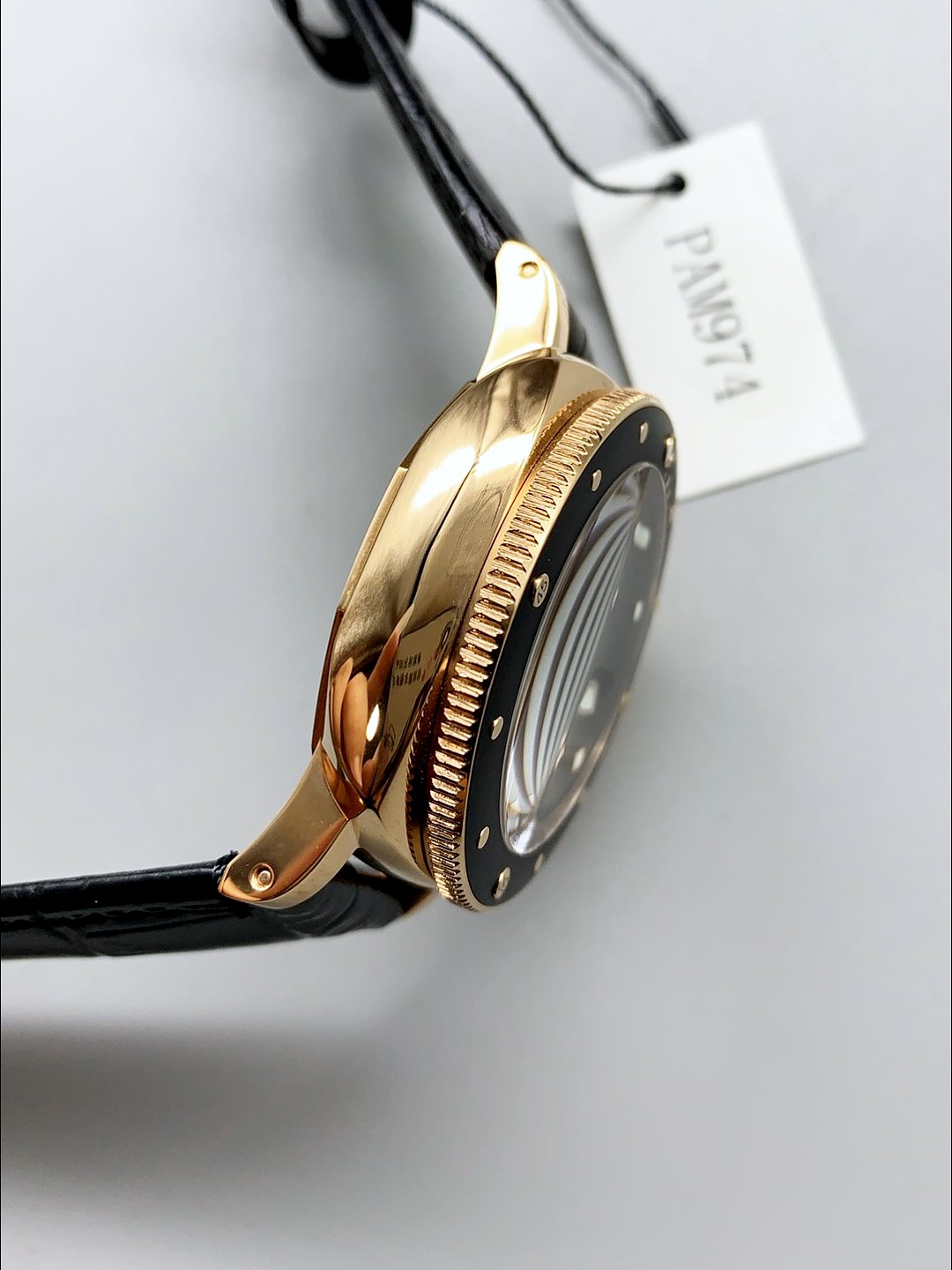 Panerai Submersible PAM974 Rose Gold Watch 42MM(1;1Super Clone) - Image 6