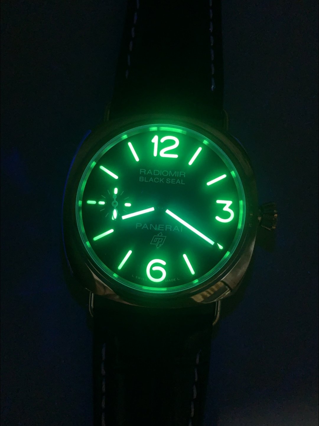 Panerai Super Clone Radiomir Black Seal PAM380  45MM Black Dial（1;1Super Clone） - Image 8