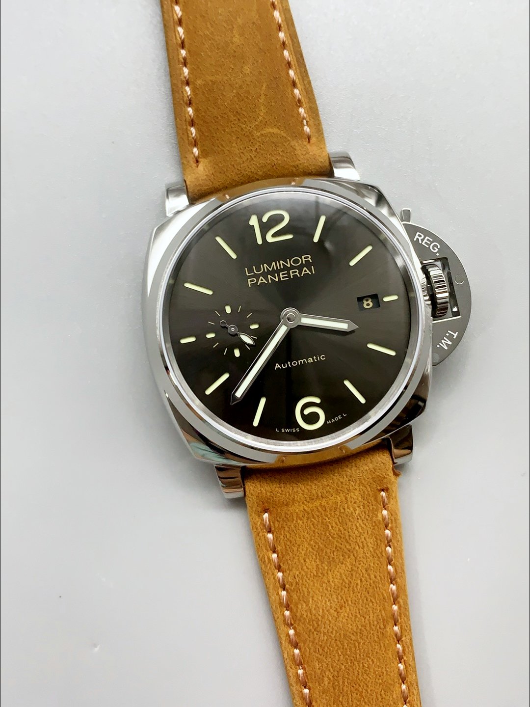 Panerai Luminor DUE PAM904 Edition in Steel Casing 42MM (1:1Super Clone) - Image 3