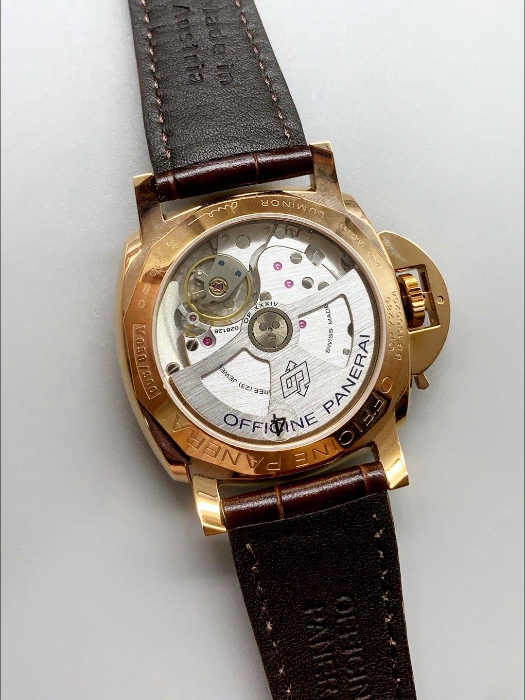 Panerai Luminor DUE PAM1042 Edition Rose Gold Casing 42MM(1:1Super Clone) - Image 6