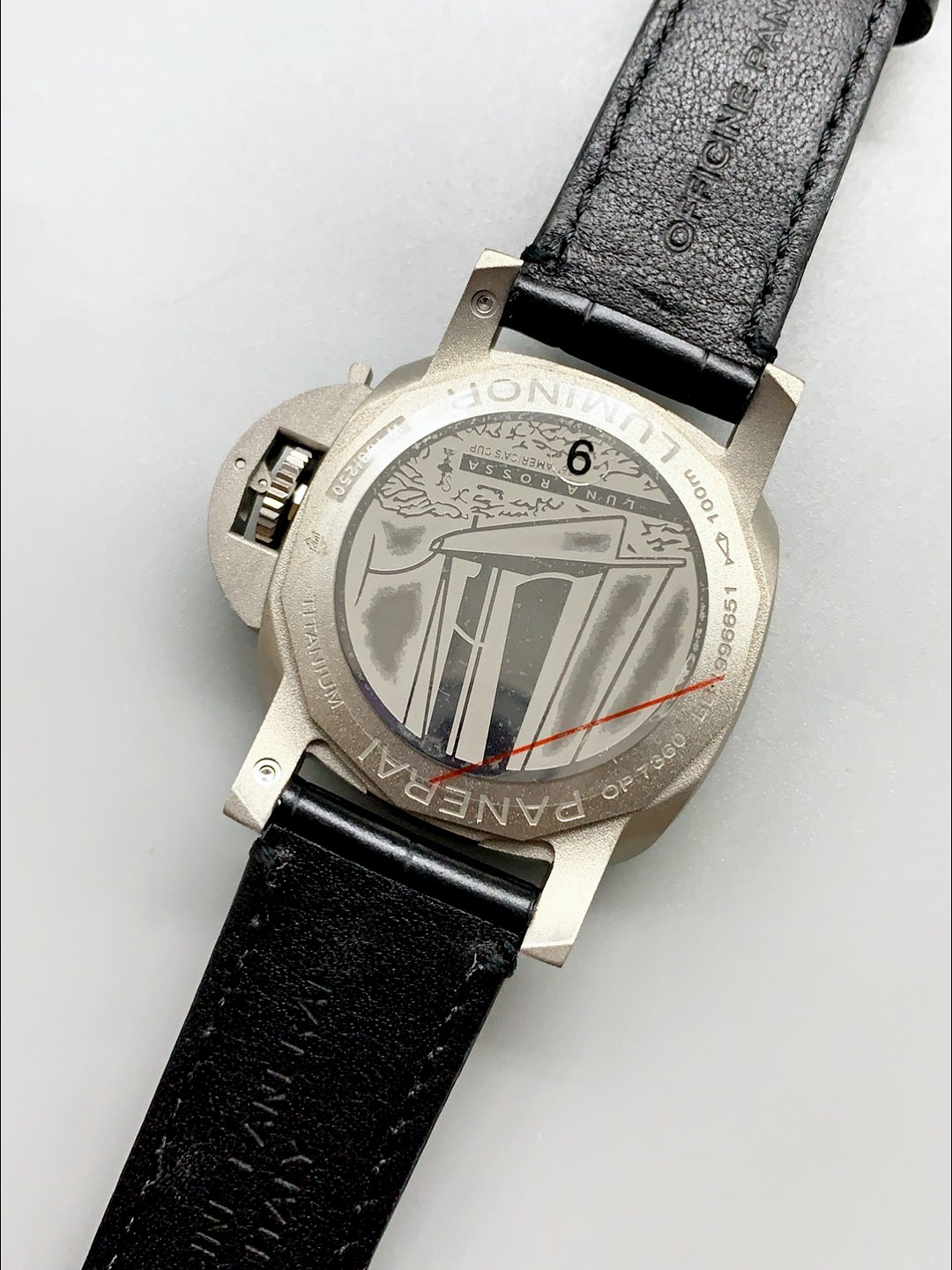 Panerai Luminor PAM01096 Luna Rossa Challenger Titanium Watch (1:1Super Clone) - Image 6