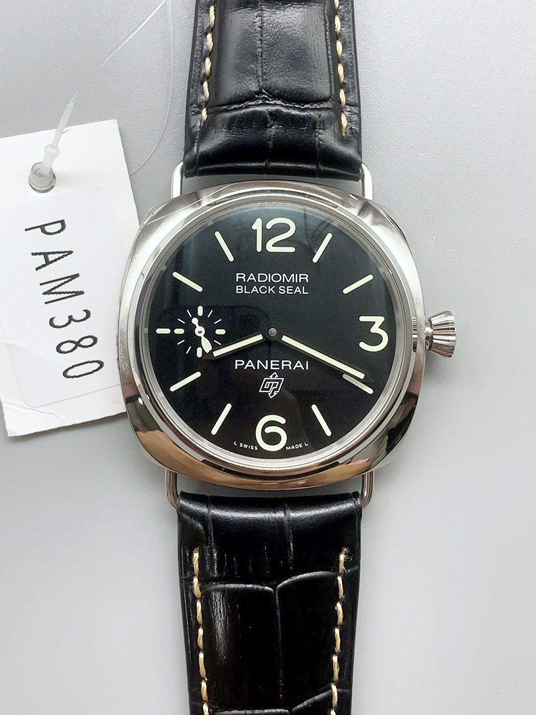 Panerai Super Clone Radiomir Black Seal PAM380 45MM Black Dial(1;1Super Clone)