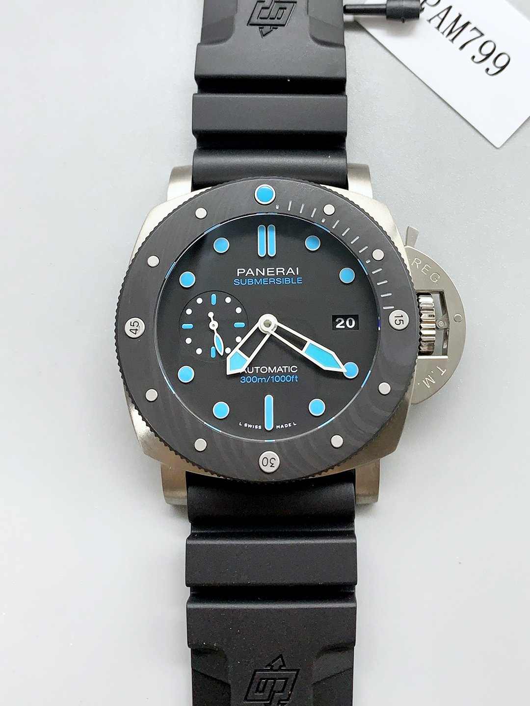 Panerai Luminor Submersible PAM799 Titanium 47MM(1:1 Super Cloen)