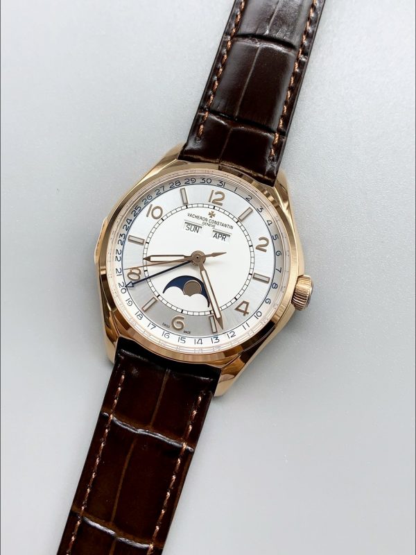 Vacheron Constantin Fiftysix Edition Rose Gold Watch 904L Steel Dial(1:1Super Clone) - Image 2