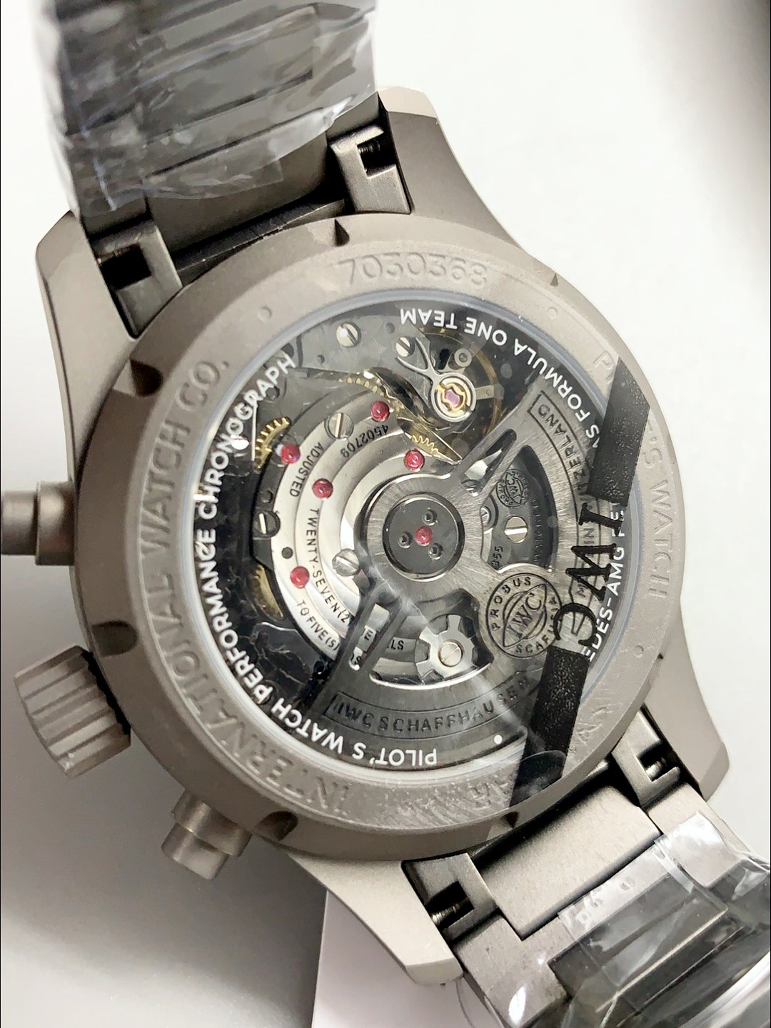 IWC Pilot’s IW388306 Chronograph 41 Mercedes-AMG Pertonas F1 Ceramic Watch(1:1Super Clone) - Image 4