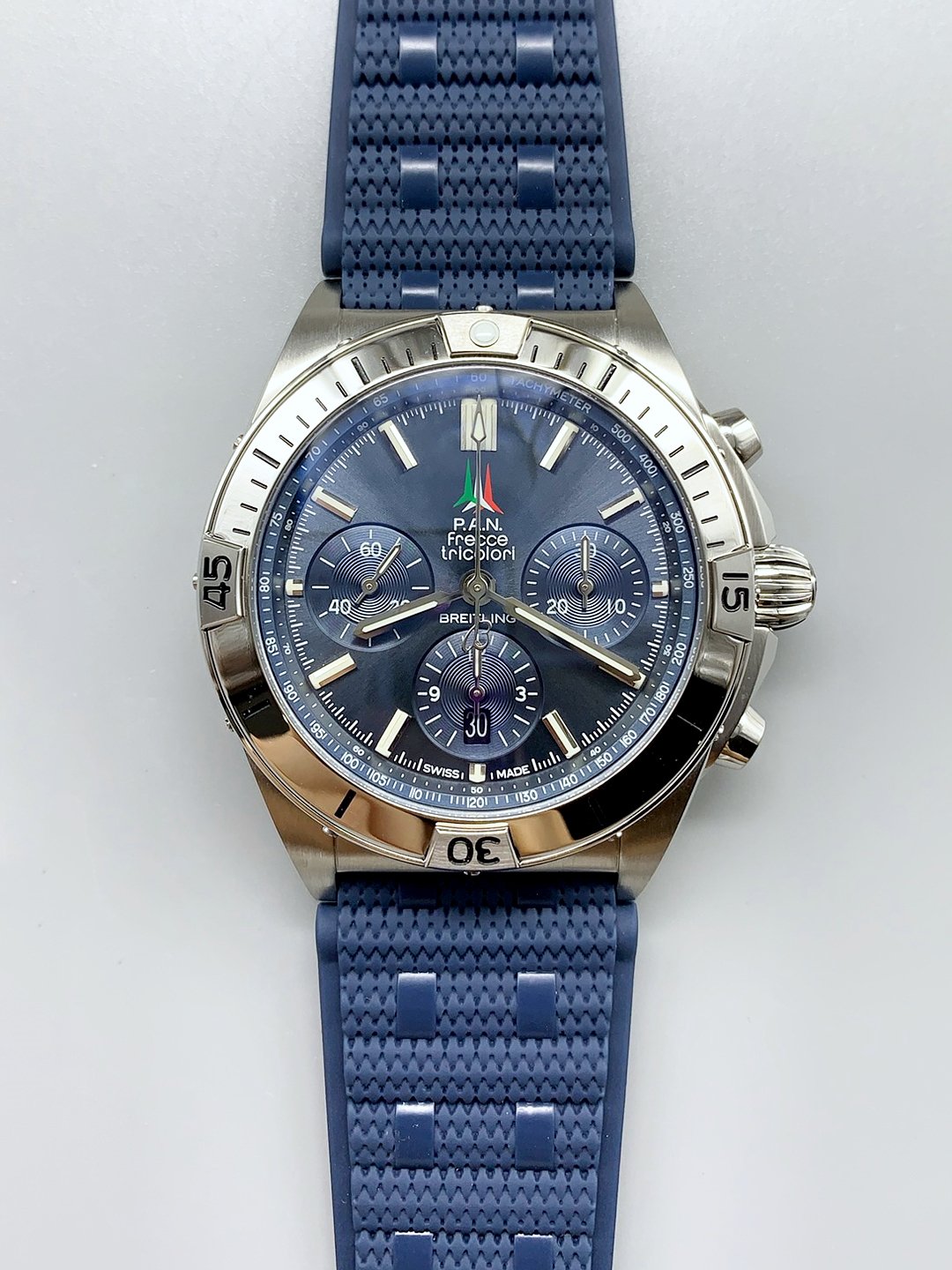 Breitling Chronomat B01 42 Edition Swiss 904L Steel Casing Blue Dial (1:1Super Cloen)