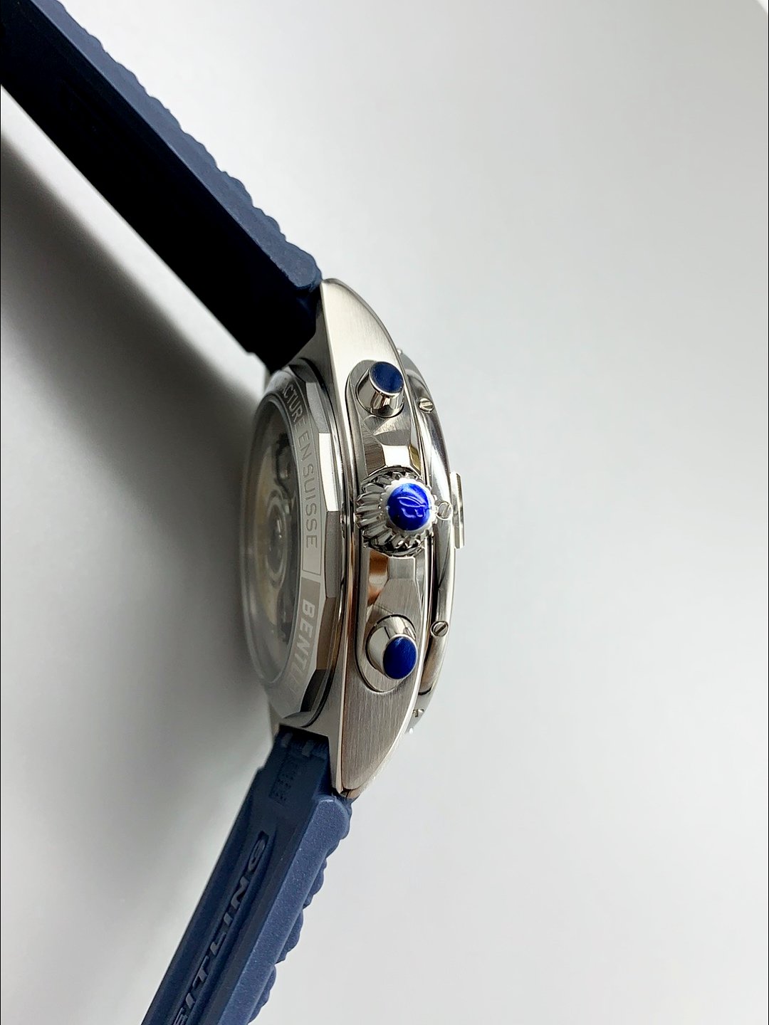 Breitling Chronomat B01 42 Edition Swiss 904L Steel Casing Blue Dial (1:1Super Cloen) - Image 5