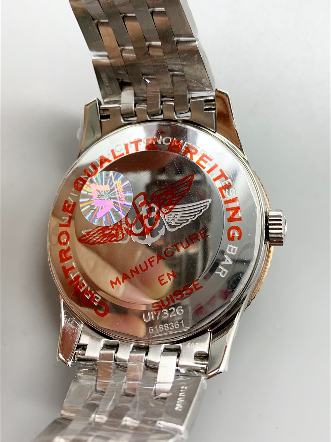 Breitling Navitimer 1 Automatic Watch in Grey Dial – Steel Strap(1:1Super Clone) - Image 4