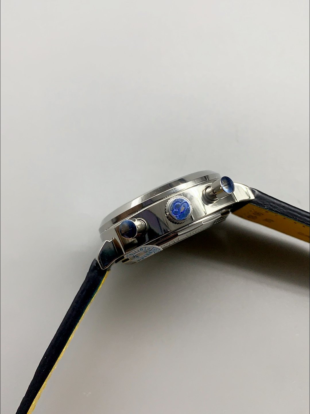 Breitling Top Time Chronograph Blue Leather Strap Watch（1;1Super Clone） - Image 6