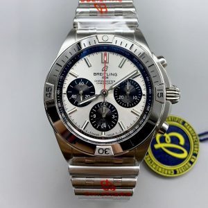 Breitling Chronomat B01 42 Edition 904L Steel Casing Silver Dial (1;1Super Clone)