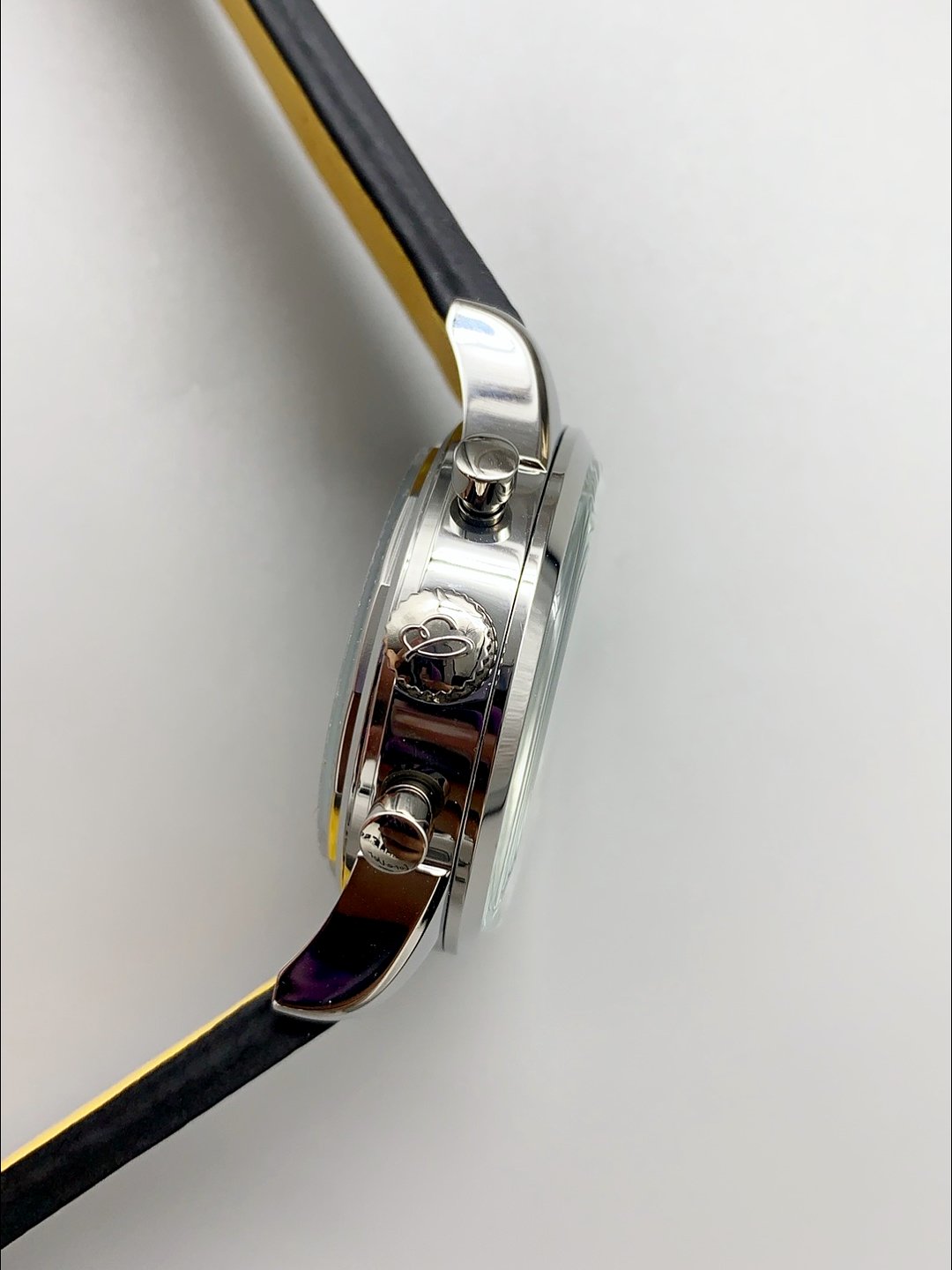 Breitling Top Time B01 Deus Edition Black Dial Leather Strap(1;1Super Clone) - Image 5