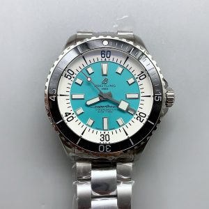 Breitling Superocean Disc in Blue Rubber A17376211L2S1 (1:1 Super Clone)