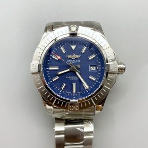 Breitling Avenger 43 Automatic Blue Dial Steel Strap (1:1Super Clone)