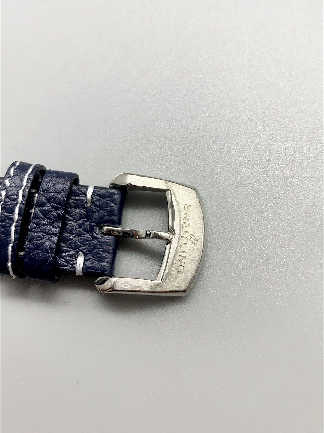 Breitling Top Time Chronograph Blue Leather Strap Watch（1;1Super Clone） - Image 8