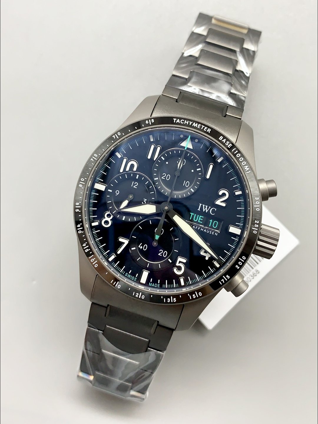 IWC Pilot’s IW388306 Chronograph 41 Mercedes-AMG Pertonas F1 Ceramic Watch(1:1Super Clone) - Image 3