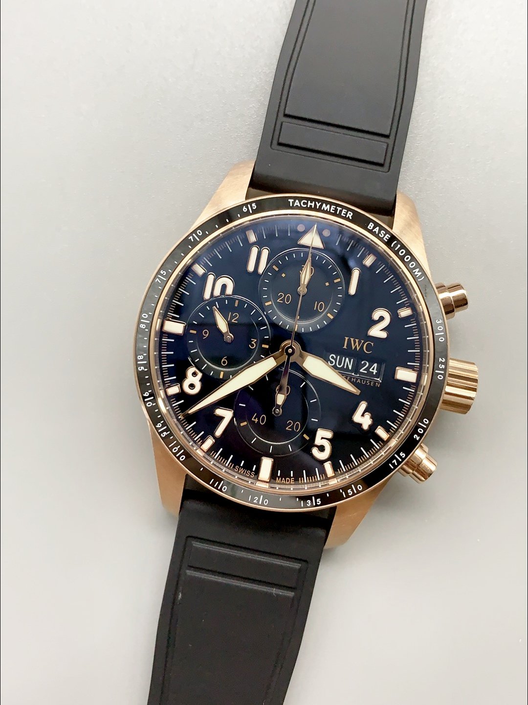 IWC Pilot’s IW388306 Chronograph 41 Mercedes-AMG Pertonas F1 Rubber Watch(1:1Super Clone) - Image 2