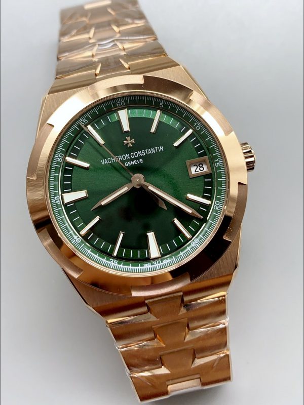 Vacheron Constantin Watch in Rose Green Steel Dial(1:1Super Clone) - Image 3