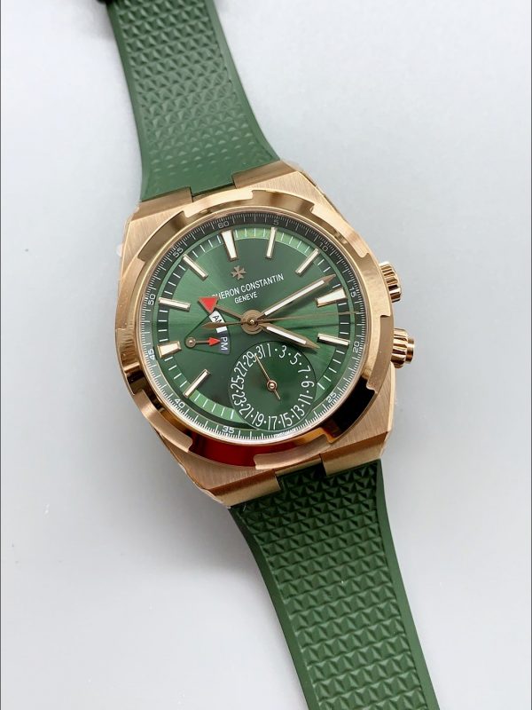 Vacheron Constantin Overseas Dual Time Rose Gold Green Dial(1:1Super Clone) - Image 3