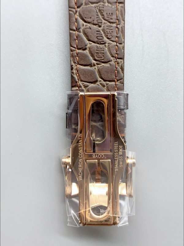 Vacheron Constantin Traditionelle Complete Calendar Rose Gold Plating White Dial (1:1Super Clone) - Image 7