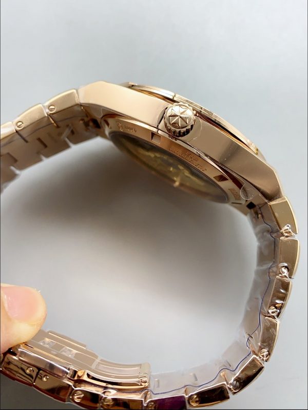 Vacheron Constantin Watch in Rose Green Steel Dial(1:1Super Clone) - Image 5