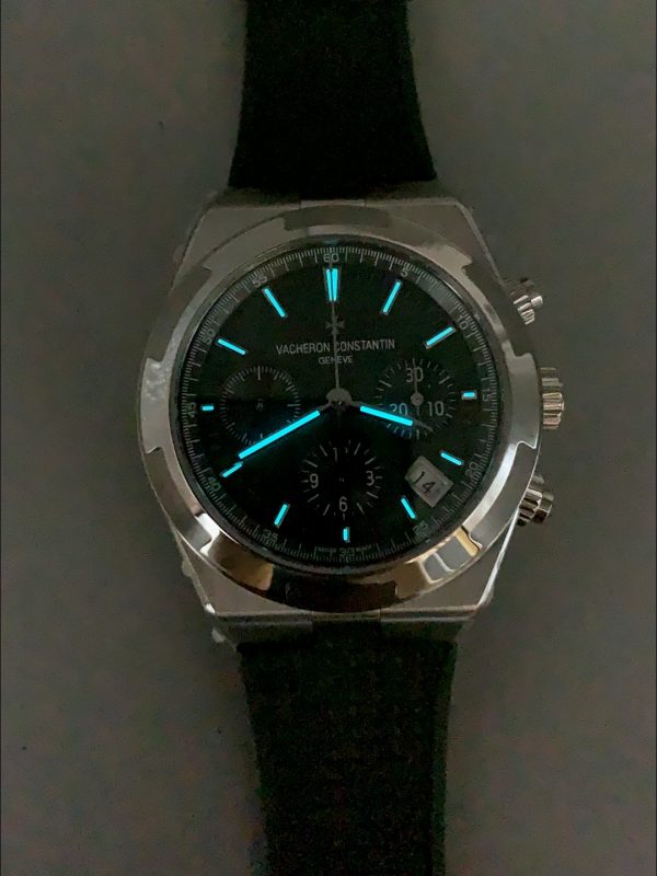 Vacheron Constantin Overseas Chronograph 904L Steel Green Dial – Rubber Strap(1:1Super Clone) - Image 8