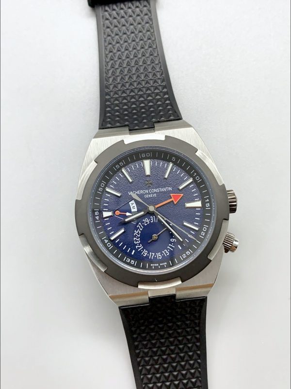 Vacheron Constantin Overseas Dual Time Titanium Watch in Blue Dial(1:1Super Clone) - Image 2