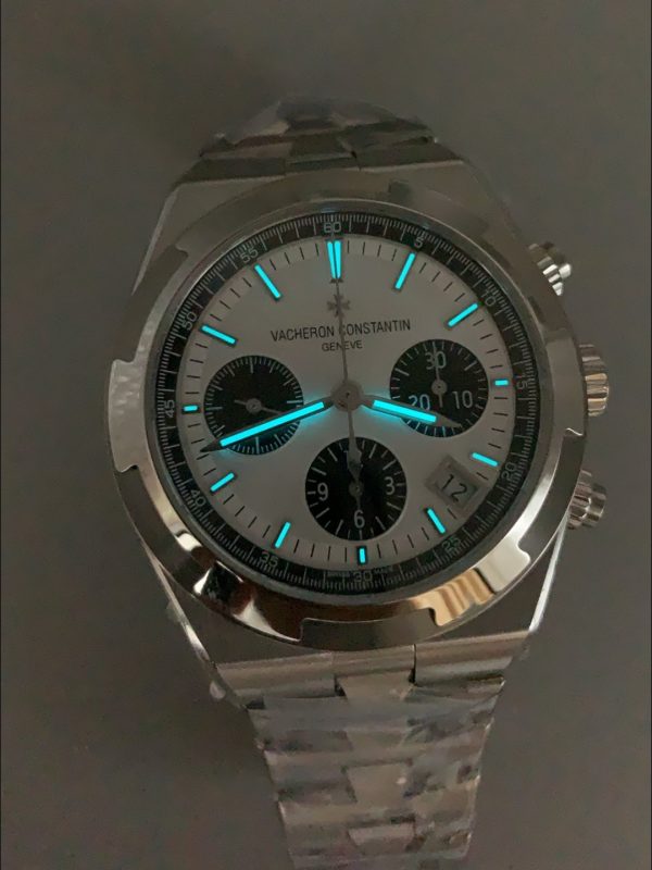 Vacheron Constantin Overseas Chronograph White Dial – Stainless Steel Strap(1:1Super Clone) - Image 8