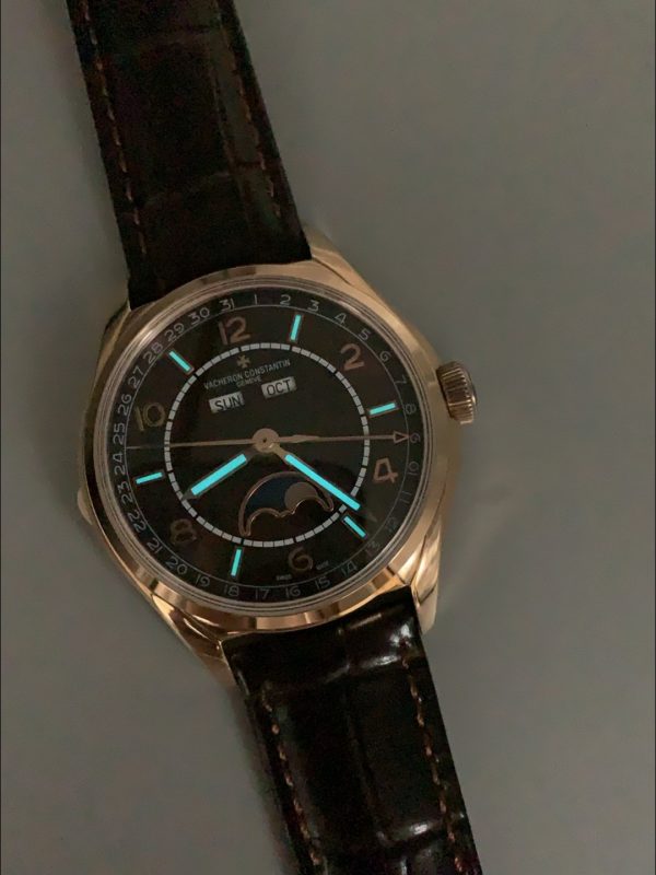 Vacheron Constantin Fiftysix Edition Rose Gold Watch 904L Steel Black Dial(1:1Super Clone) - Image 9