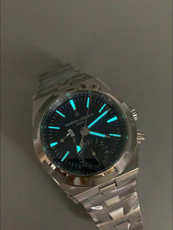 Vacheron Constantin Overseas Dual Time Stainless Steel Blue Dial(1:1Super Clone) - Image 9