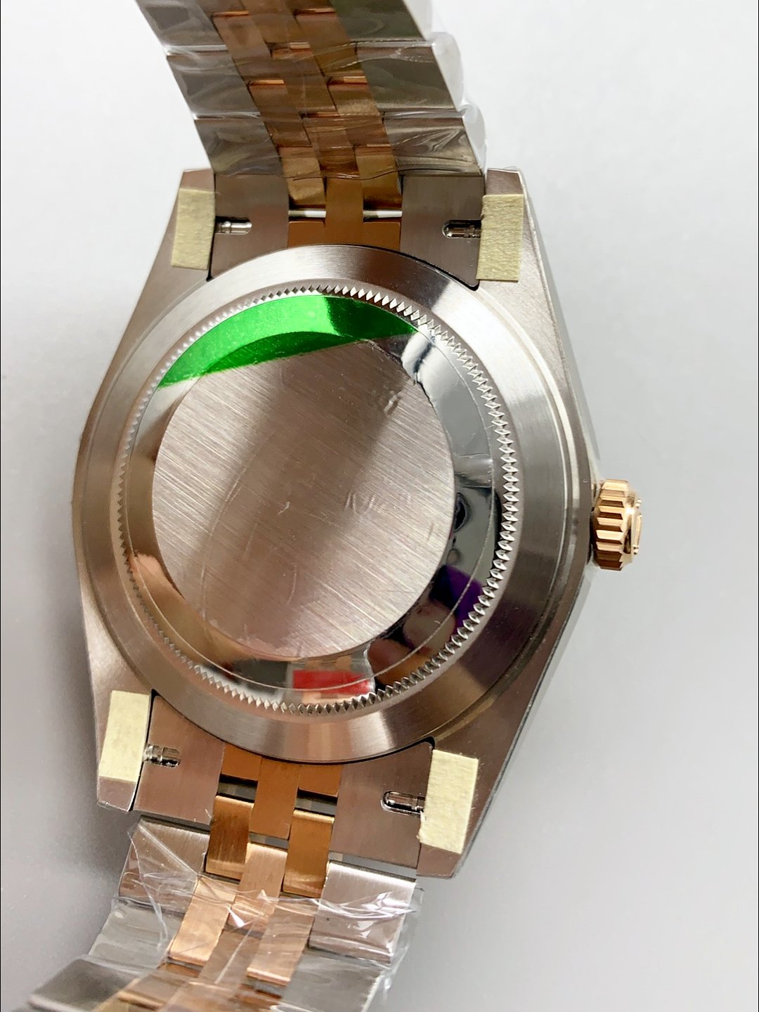 Rolex Datejust 41MM Two Tone Rose Gold Plating Fluted Dial Watch(1:1Super Clone ) - Image 5
