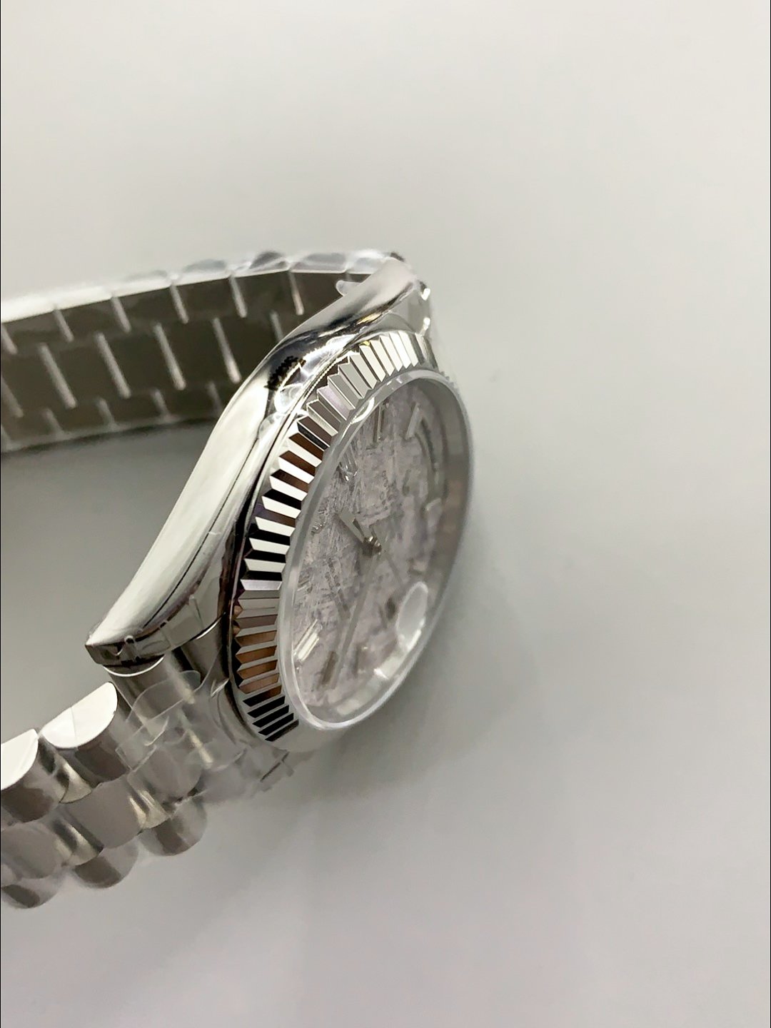 Rolex Day Date Presidential 904L Steel 40MM – Grey Dial (1:1Super Clone） - Image 5