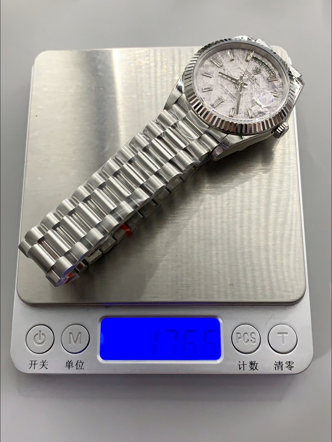 Rolex Day Date Presidential 904L Steel 40MM – Grey Dial (1:1Super Clone） - Image 8