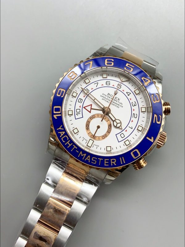 Rolex Yachtmaster II Stainles Steel Ref.116681 Two Tone (1:1Super Clone） - Image 3