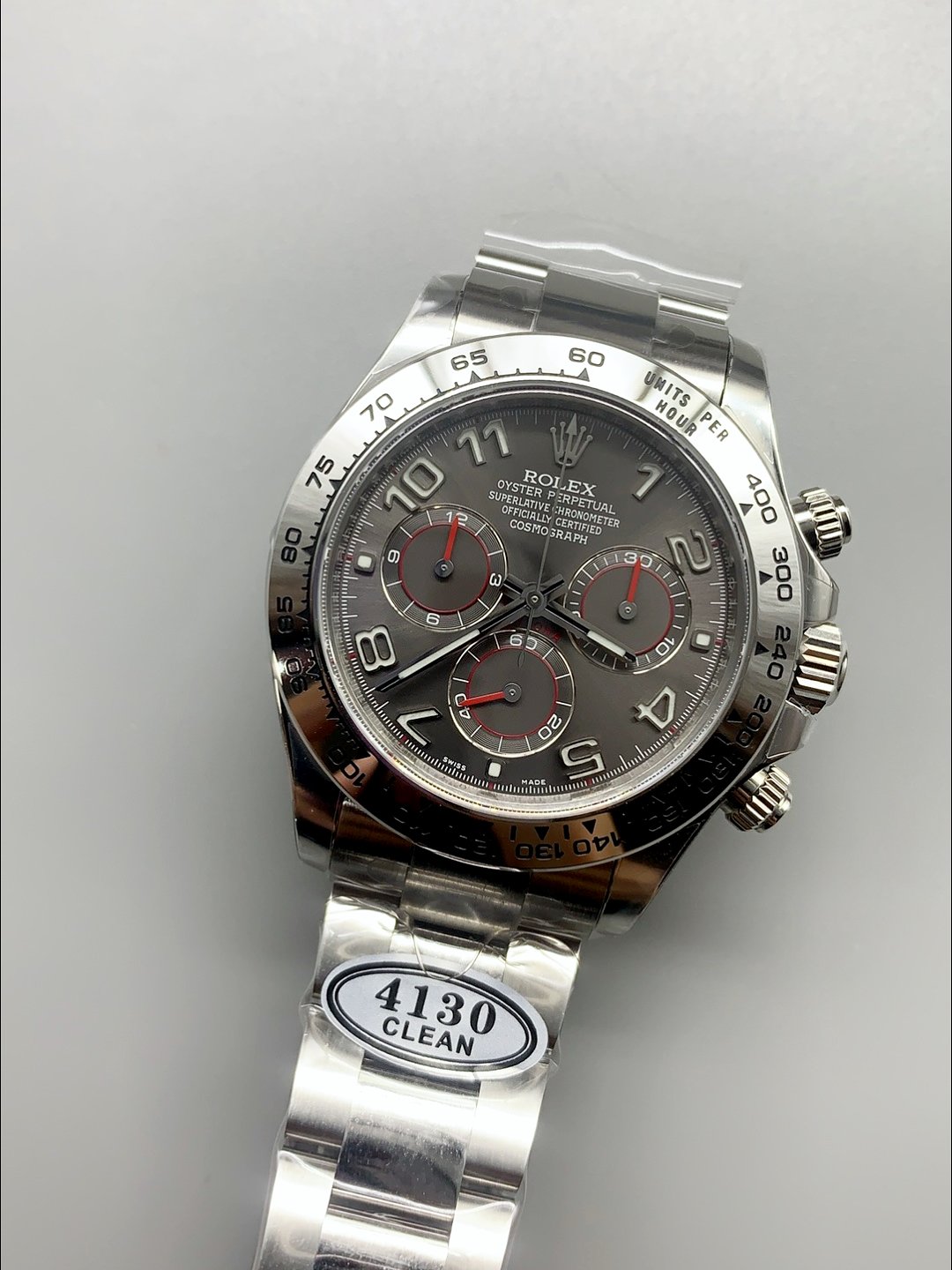 Rolex Cosmograph Daytona M116519 Original Cal.4130 Movement – Grey Dial(1:1Super Clone ) - Image 2