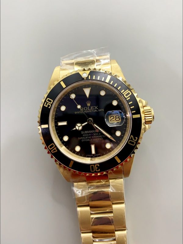 Rolex Submariner 16618 Gold Watch with Swiss 3135 Movement(1:1Super Clone） - Image 2