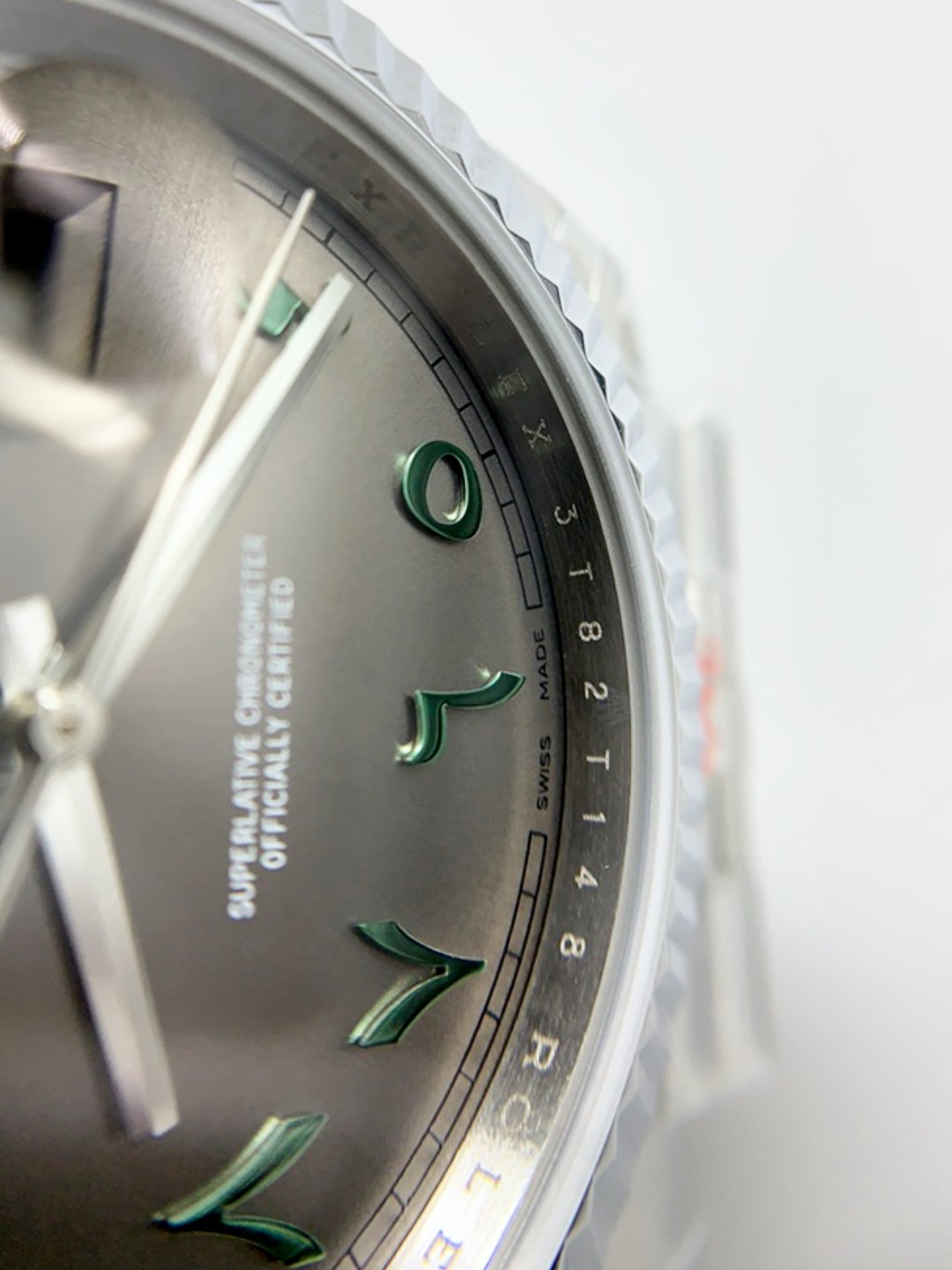 Rolex Datejust M126300 41MM ETA3235 Grey Arabic Dial – 904L Steel Casing(1:1Super Clone） - Image 6