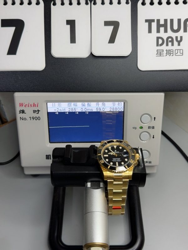 Rolex Submariner 41MM Date Ceramic Gold m126618ln -904L Steel Watch（1:1Super Clone） - Image 11