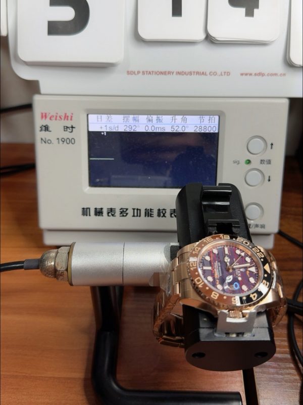 Rolex GMT Masters II 126715CHNR Rose Gold Tiger Iron Dial(1:1Super Clone ) - Image 11