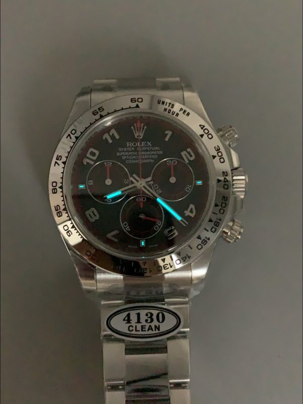 Rolex Daytona 116509 White Gold Original Cal.4130 Movement (1:1Super Clone) - Image 9