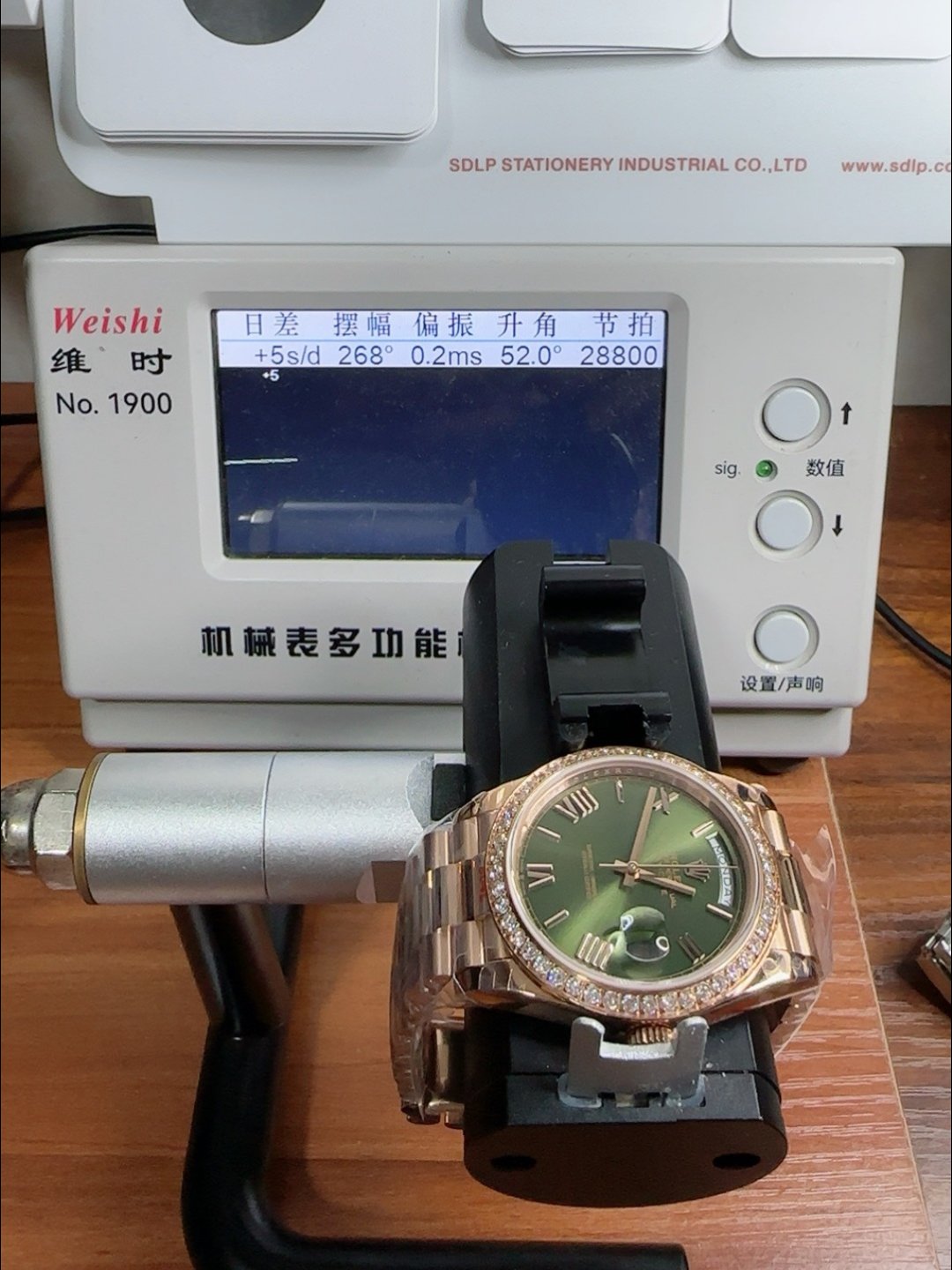Rolex Day Date Presidential 18K Rose Gold Watch 40MM – Olive Green Dial(1:1Super Clone） - Image 10