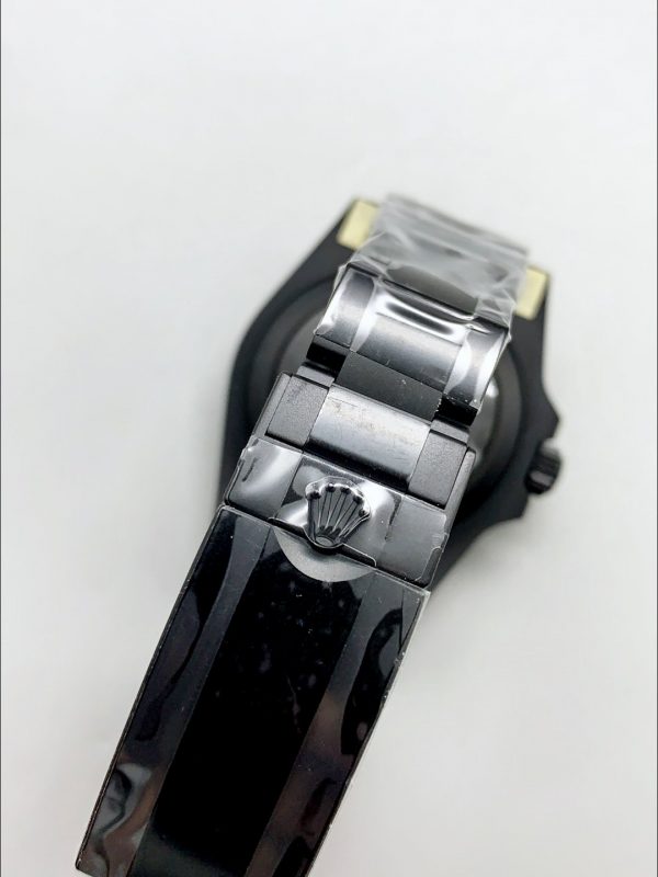 Rolex Submariner DiW DLC Coated Steel Casing Black Ceramic Bezel Edition Watch(1:1Super Clone） - Image 10