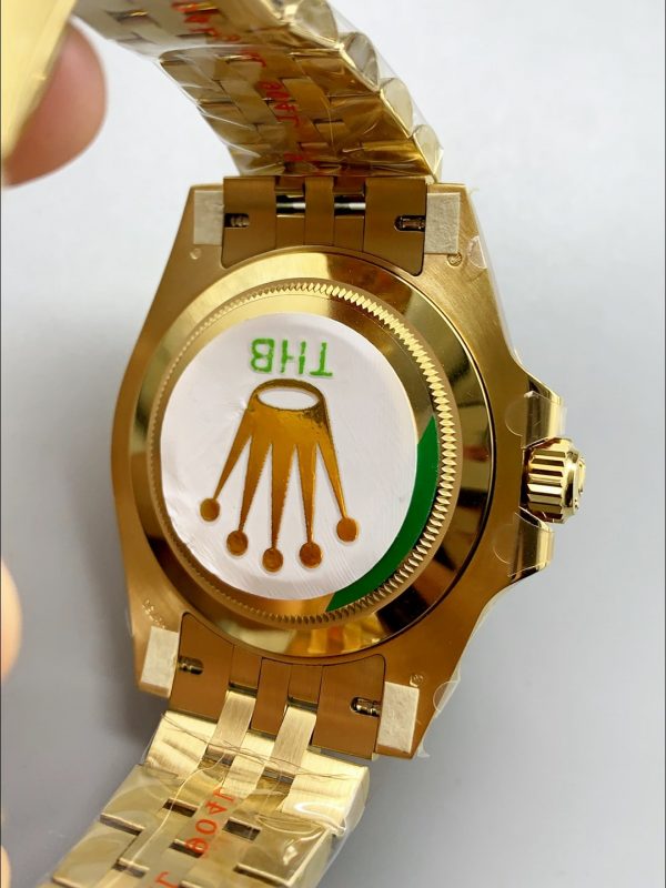Rolex GMT-Master II Tiger Eye Dial Gold and Steel Bracelet (1:1 Super Clone) - Image 6