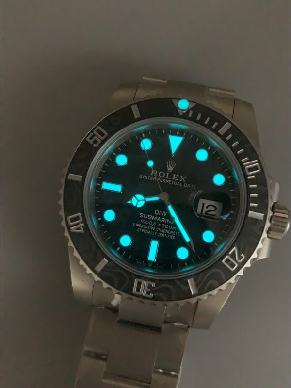 Rolex Submariner DiW Stainless Steel Casing Black Ceramic Bezel Edition Watch(1:1Super Clone） - Image 11