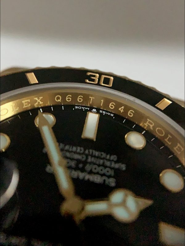 Rolex Submariner 41MM Date Ceramic Gold m126618ln -904L Steel Watch（1:1Super Clone） - Image 4